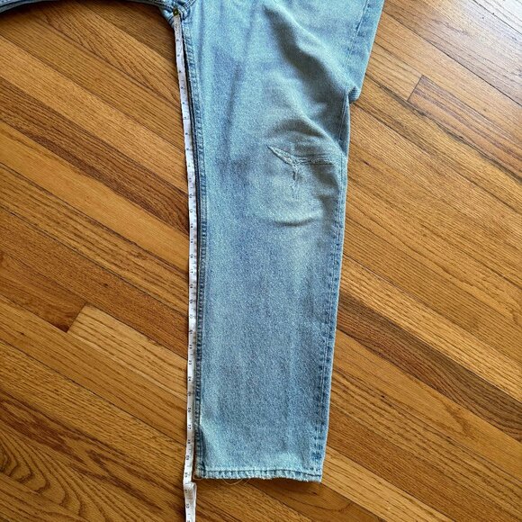 Vintage Levis 501 Jeans Men 36x30 Blue Denim Jean Distressed (Tag38x30) - Picture 6 of 6